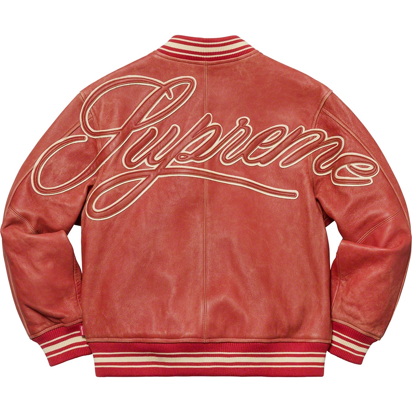 Leather Varsity Jacket view 9